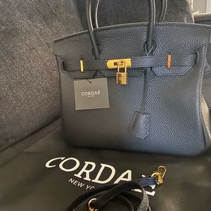 Cordae NY black leather handbag